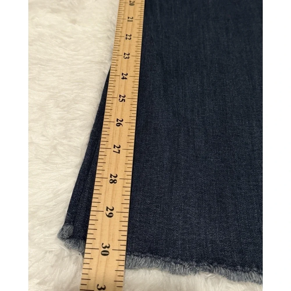 Democracy Ab solution Bootcut Jeans Blue Medium Wash Distressed Size 12